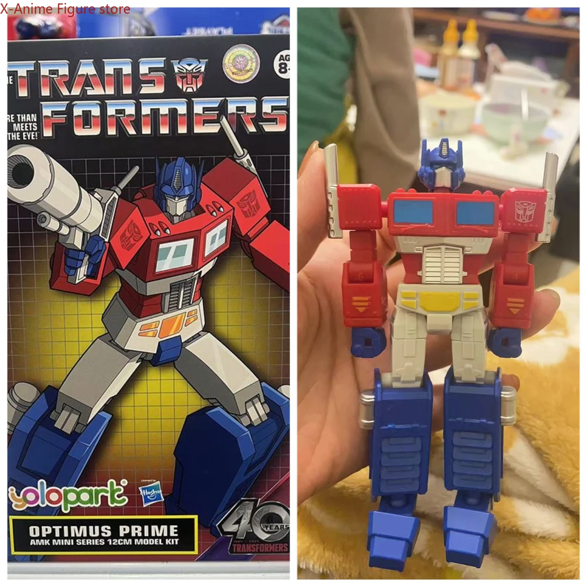 In Magazzino Giocattoli di Trasformazione OP G1 AMK Mini Serie 12 Centimetri Modello Kit di Montaggio Robot Anime Action Figures Modello Collezione Regalo