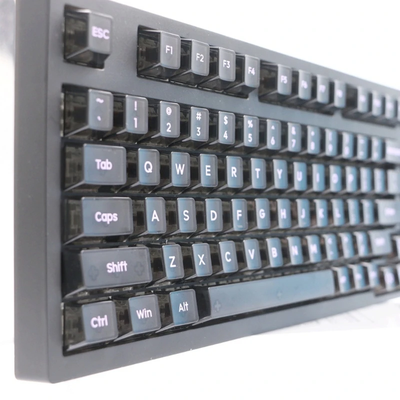 Bộ Keycap Bàn Phím Cơ 152 Chiếc Màu Đen Nhìn Xuyên Keycap Hoàn Hảo Cho Chơi Game Và Sử Dụng Văn Phòng