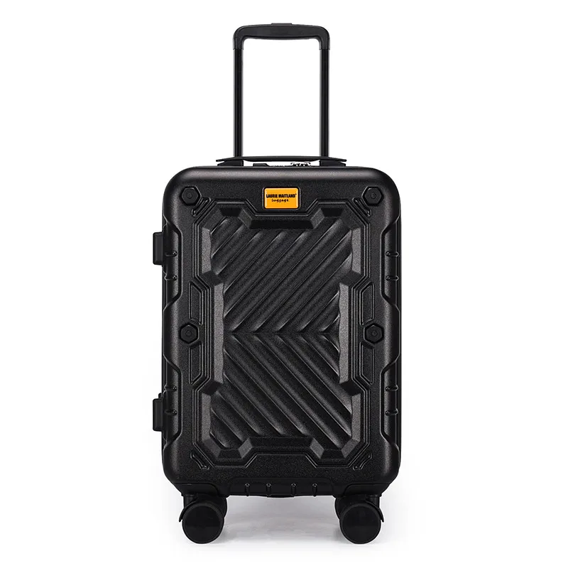 Young trendy travel luggage strong durable thickened trolley suitcase men women carry on luxury case 20/24/28 inch password box