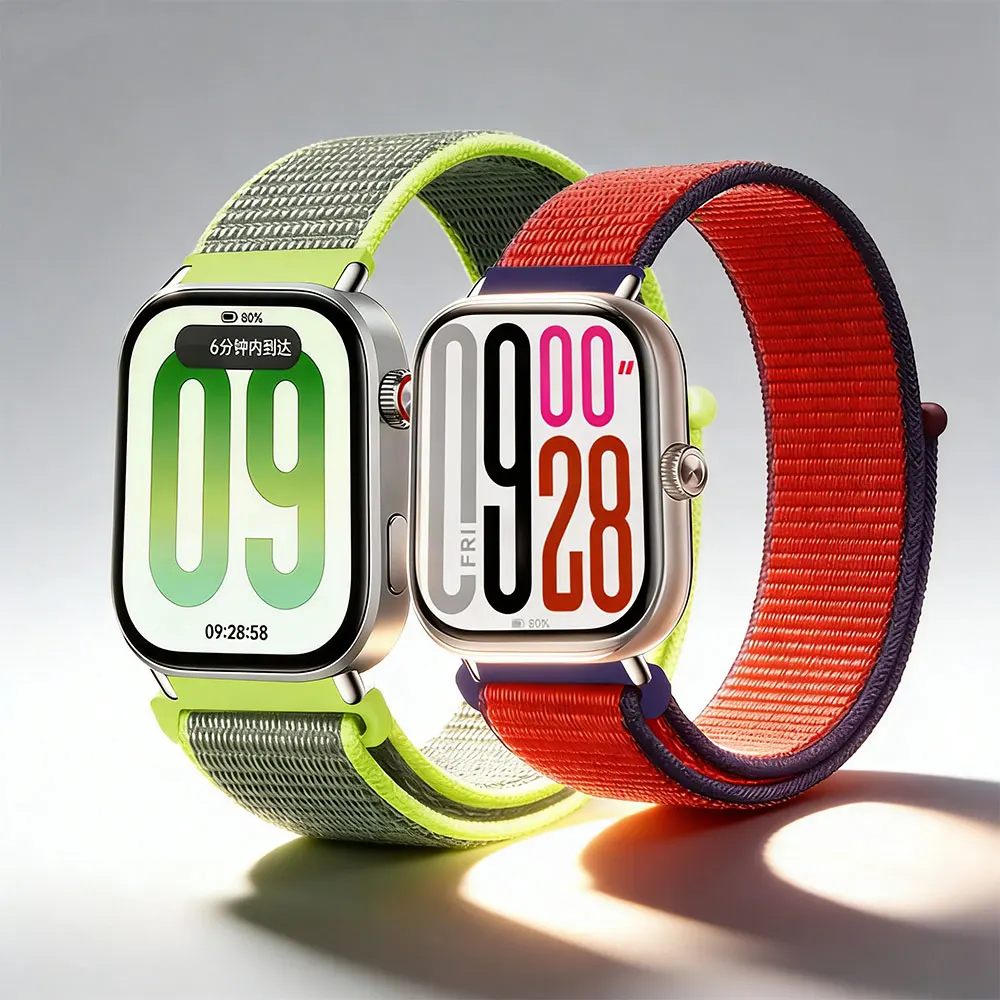 Nylonarmband für Xiaomi Mi Band 8 9 Pro Redmi Watch 6 5 4, atmungsaktives, austauschbares Armband, Correa-Armband, Zubehör