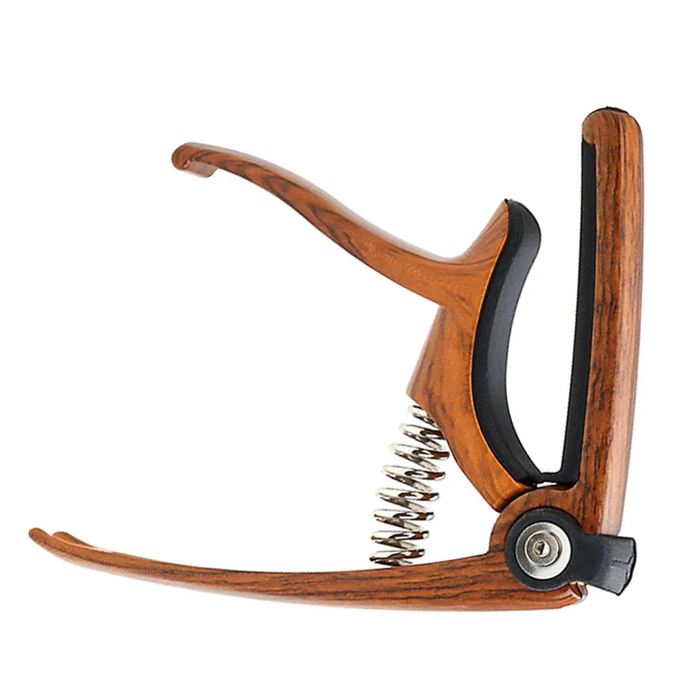 

Guitar Beginner Capo Replacement Electric Chord Light Brown Zinc Alloy for Classical Man