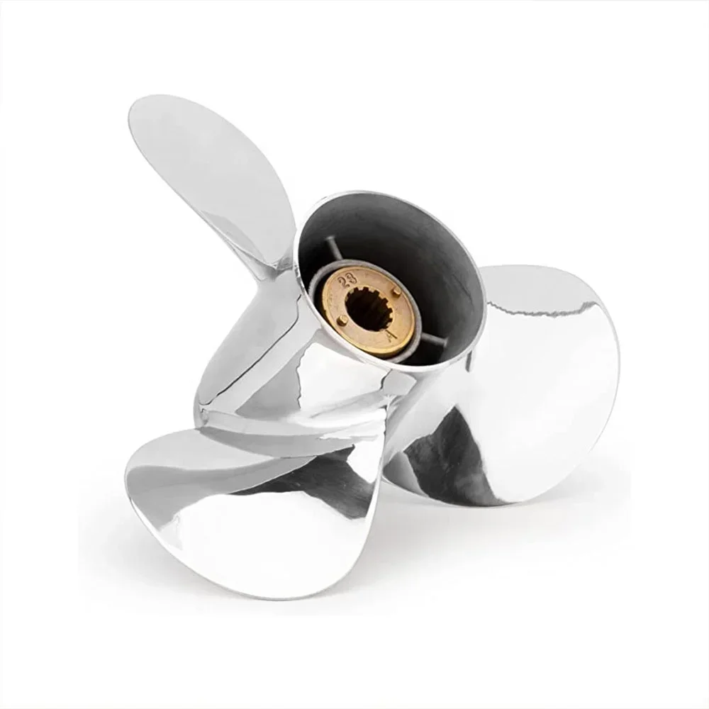 

3 Blade Silver Props Stainless Steel 9.9-15HP Marine Boat Outboard Engine Propeller for 30 Suzuki 9 1/4x9