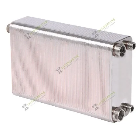 120 Plates Plate Heat Exchanger Water Beer Wort Chiller Cooler 304 Stainless Steel for Home Brewing Beer