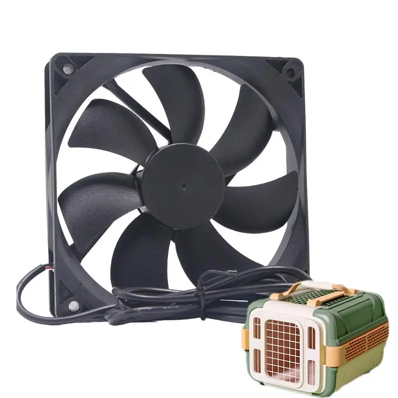 Small AC Fan 120mm Window Fan Fan For Home USB PC Fan Silent Personal Cooling Fan For Outdoor Use Pet Boxes