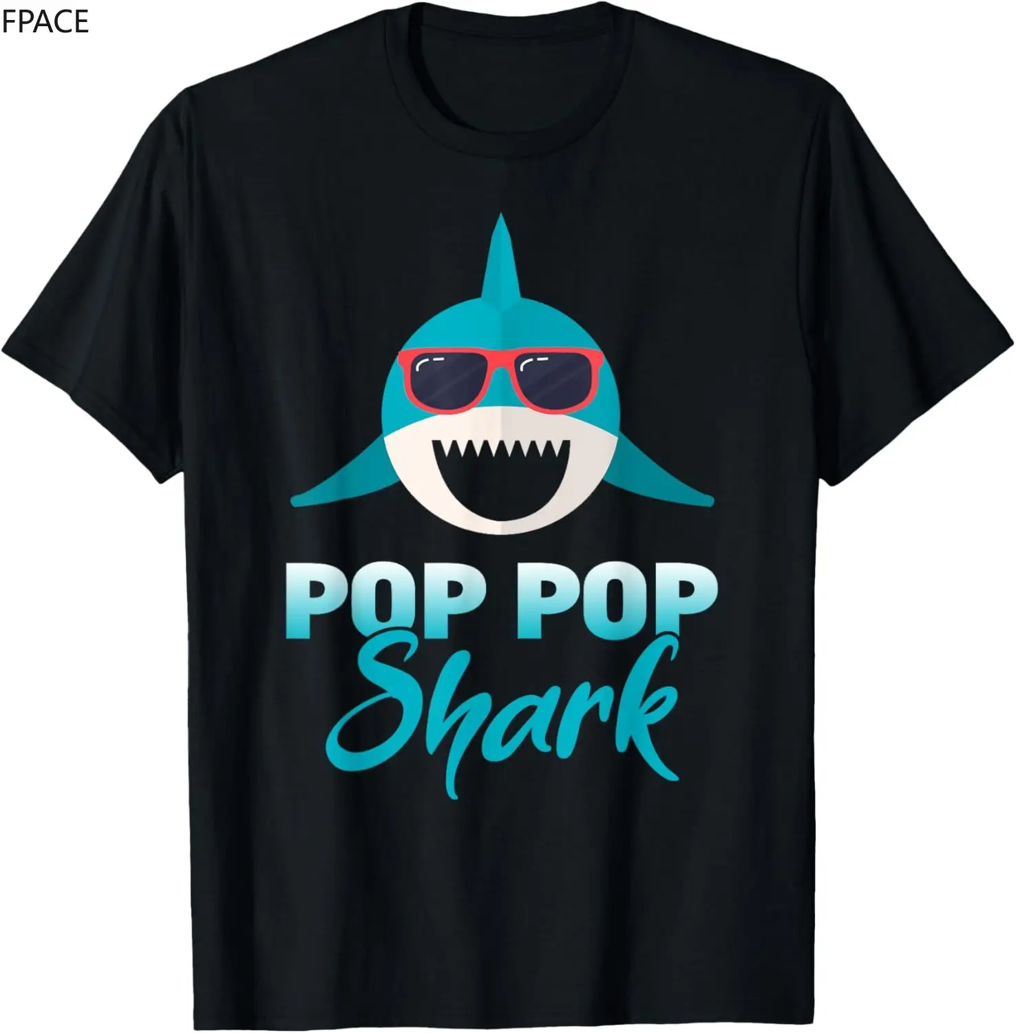 

Pop Pop Shark Wearing Cool Sunglasses Grandpa Gift T-Shirt oversized t shirt