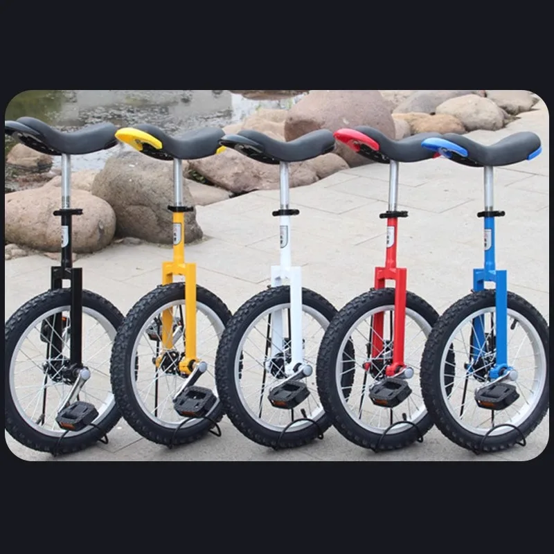 Monociclo para crianças e adultos, bicicleta de equilíbrio, bicicleta competitiva, única roda, fitness, caminhada, acrobacia