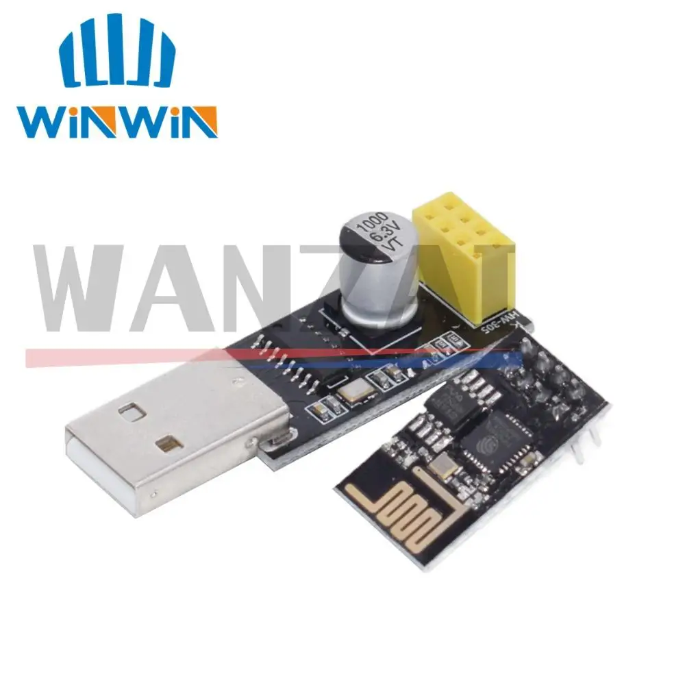 USB to ESP8266 WIFI module ESP-01  ESP-01S adapter board computer phone WIFI wireless communication microcontroller development