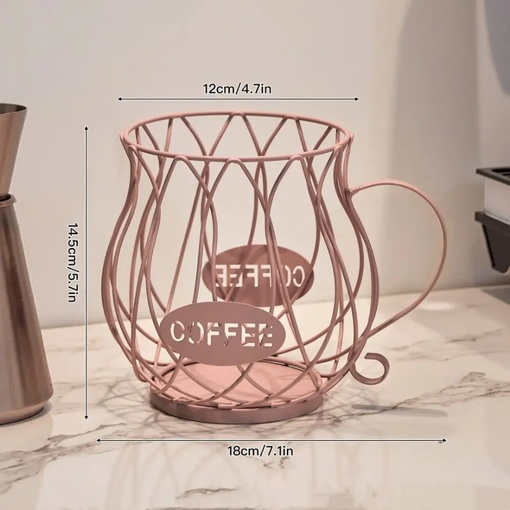 Large Capacity Coffee Pod Holder Irregular Shape Storage Cup Coffee Capsule Holder Home Decoration Coffee Pod