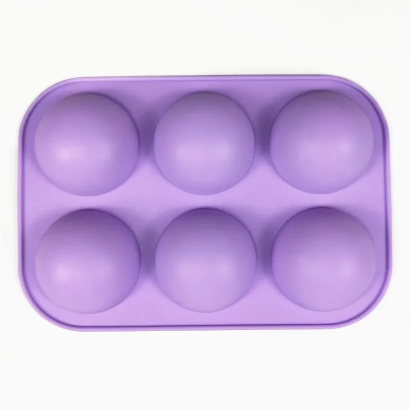 3D Ball Silicone Mold for Baking Cake, Pudding, Mousse Chocolate Ice Cube DIY Kitchen Tools Accessories Half Sphere Mold 6