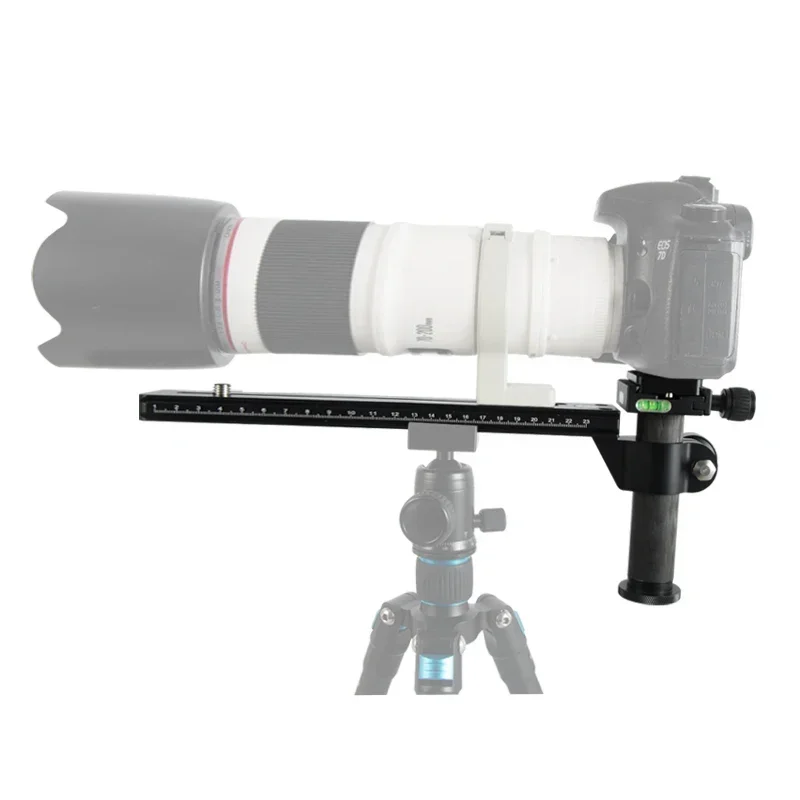 Powerwin ترايبود الإفراج السريع لوحة المقربة عدسة دعم لوحة ل Arca السويسري نودال الشريحة لوحة مع عمود المشبك للكاميرا