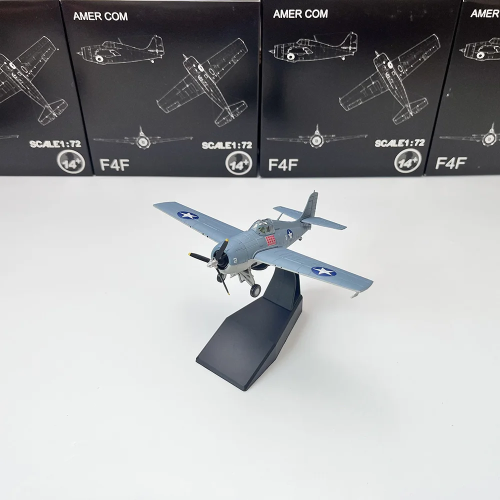 

1/72 Scale F4F Wildcat Carrier Fighter Aircraft Model Souvenir Planes Ornaments Toy Display