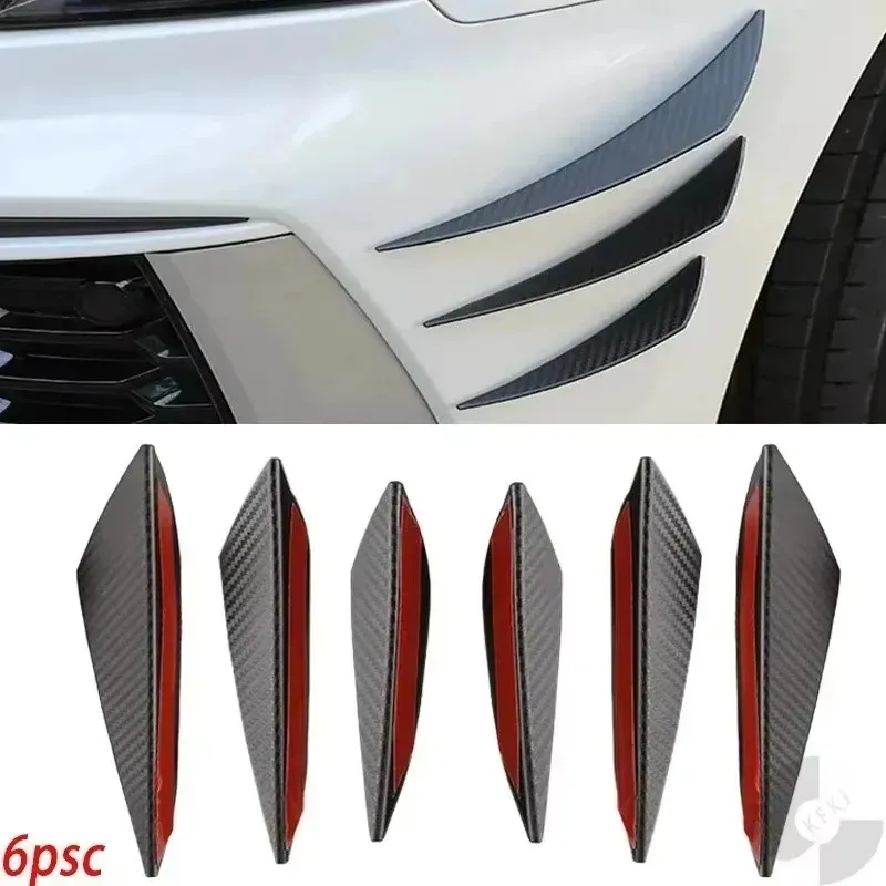 

Universal New for Cars Front Bumper Lip Trim Diffuser Diverter Wing 25X12X2.5 (mm)