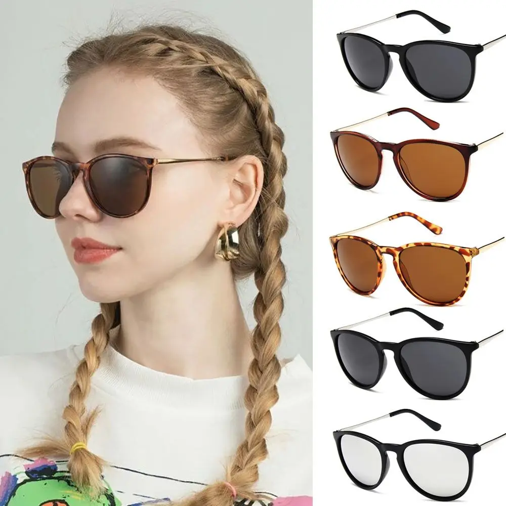 Punk PC Frame Sunglasses Sun-Protective Outdoor Activities Black Shades Glasses Street Photos Decoration Driving Glasses