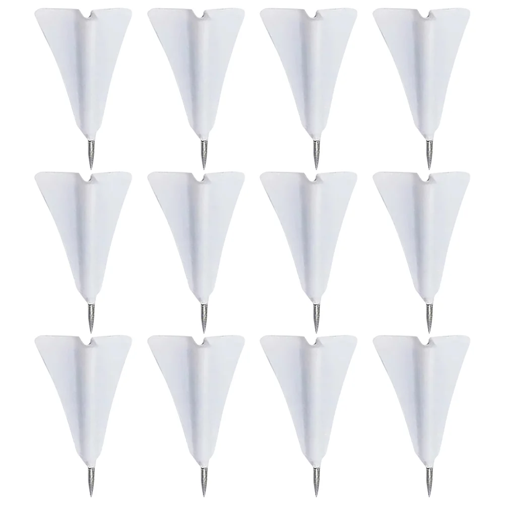 12 Pcs Aircraft Pushpin Small Pushpins Thumb Tacks Rose Shaped Delicate Home Accessory Compact Convenient Thumbtacks Corkboard