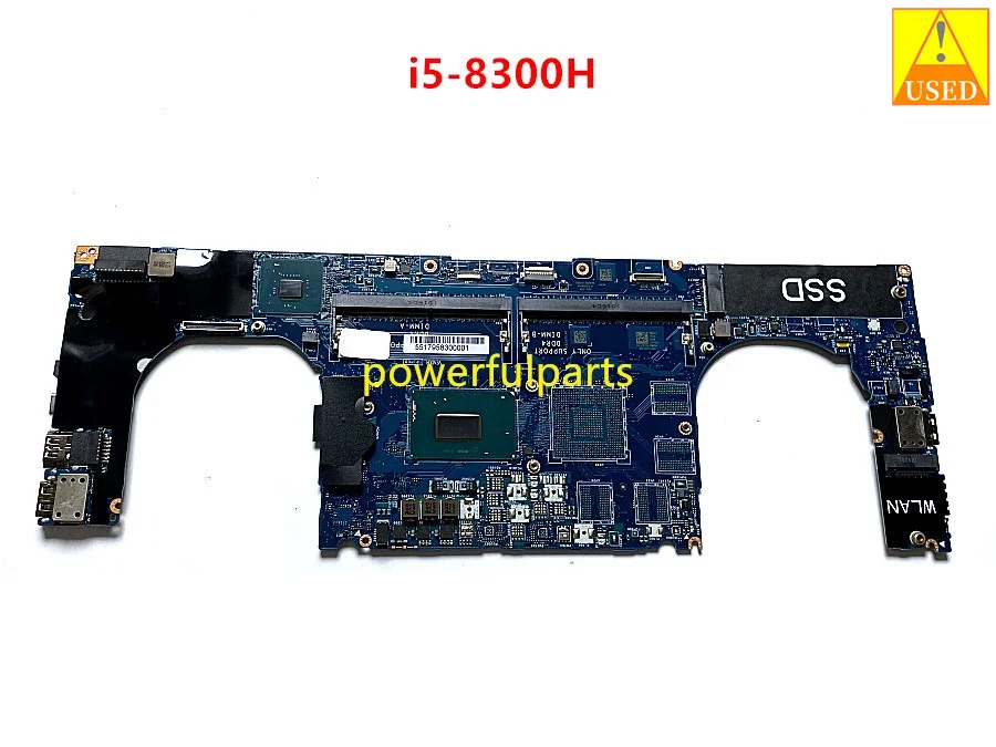 

For DELL XPS 15 9570 Motherboard i5-8300H CPU On-Board 03FYD6 CN-03FYD6 DDP00 DDB00 LA-G341P Used Working Good