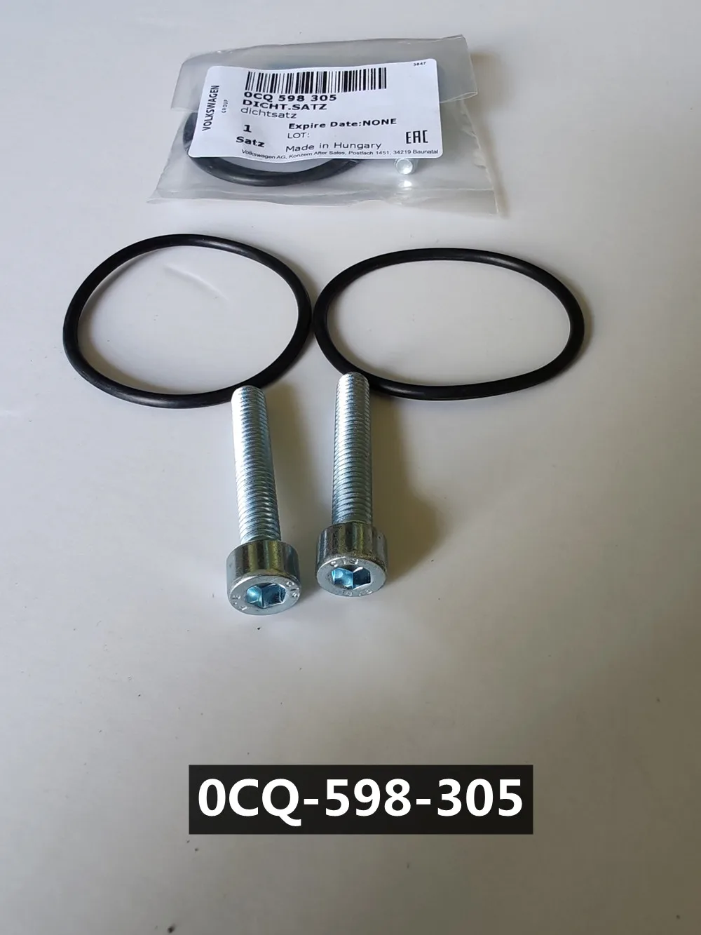 Genuine New 0CQ598305 For AOC precharge pump Gen 5 O-ring + Screws set Pump Seal Repair Kit