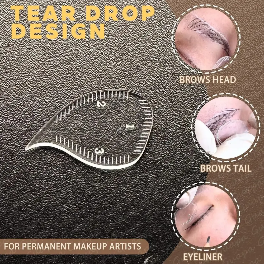 Gifts Fast Drawing Brow Mapping Ruler Reusable Shaping 1 Minute Brow Shaping Ruler Eyebrow Mapping Ruler Supplies