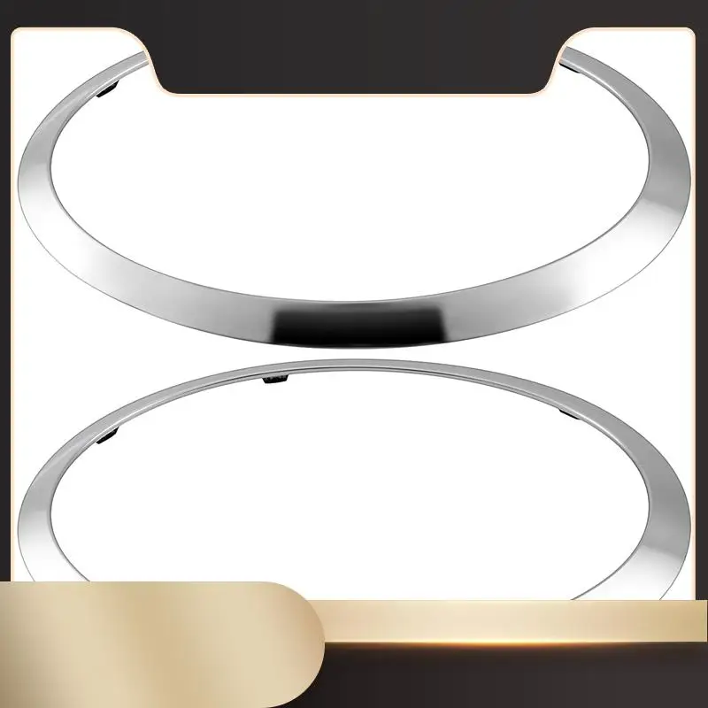 

For MINI Cooper F55 F56 F57 03-18 Chrome Left Right Front Headlights Frame Headlight Eyebrow Ring Cover Trim Replacement-N33R