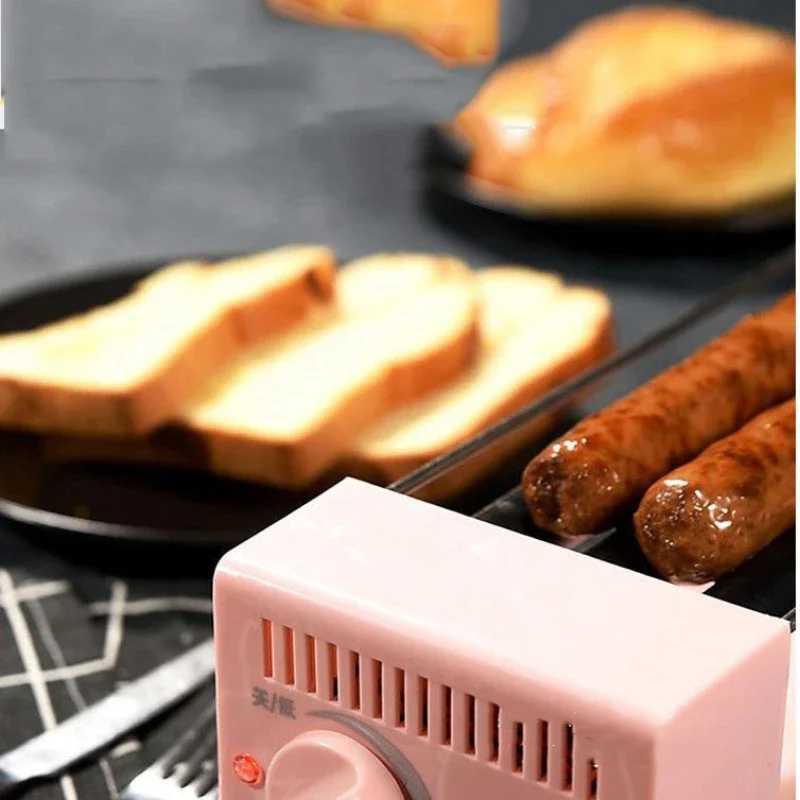 Kiełbasa Grill 1PC Domowa mini maszyna do hot dogów Mini domowa kiełbasa Grillowana rolka do kiełbasy Nieprzywierający stojak Maszyna śniadaniowa