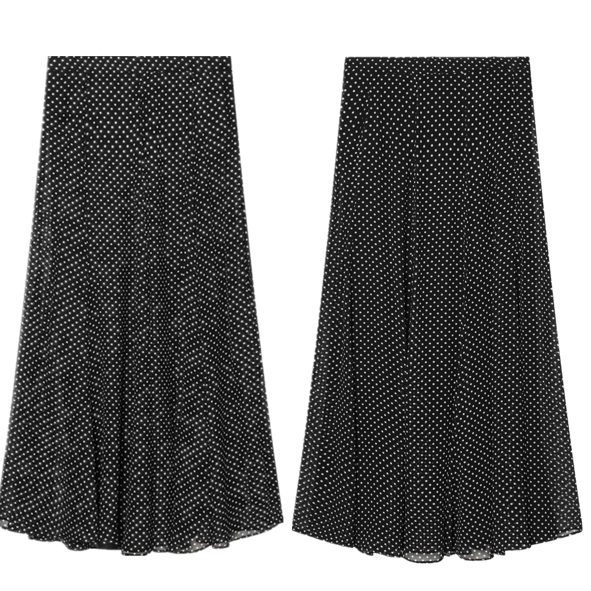 

Jenny & Dave, британская минималистичная элегантная юбка в горошек в стиле ретро, женская одежда, весна-лето 2026, юбки-миди Faldas