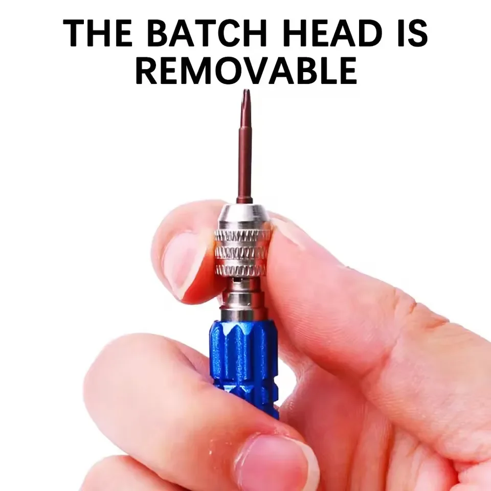 5 في 1 مفك صغير مجموعة الكروم الفاناديوم سبائك الصلب التفكيك مفتاح مفك مسامير DIY بها بنفسك أدوات يدوية لإصلاح الهاتف المحمول