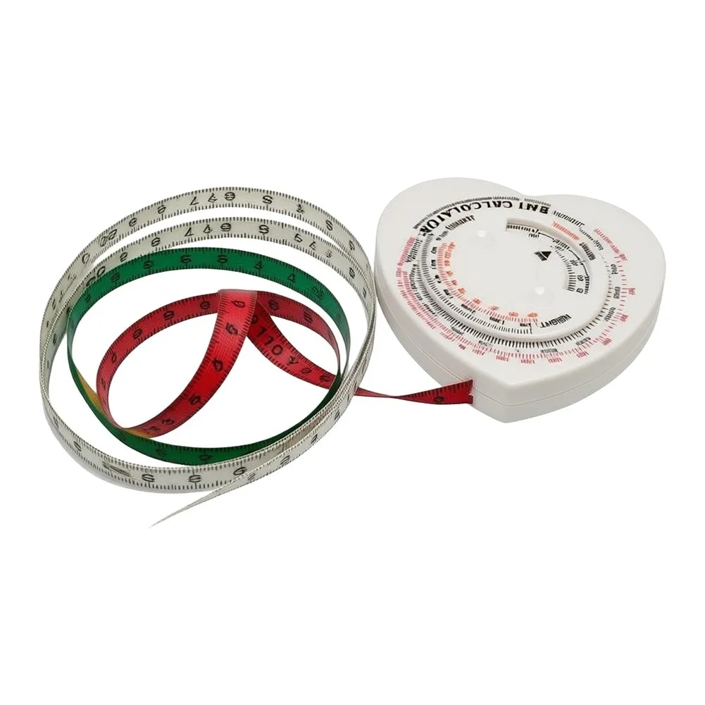 BMI Calculator Muscle Rule Tape Obesity Classification 1.5m Center Button Cm Coloured Tape Kg M Measure Monitor