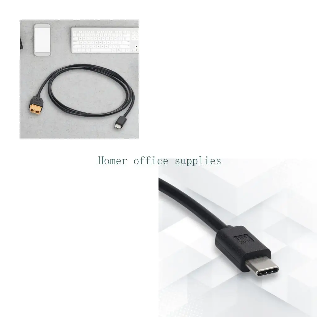 

Кабель K43B Type C — XT60, 100 Вт, 20 В/5 А для эффективной зарядки игрушек и дронов