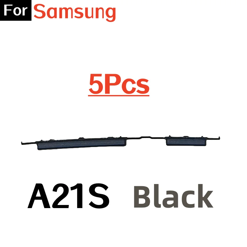 5 Stück / 10 Stück neue Power-Taste + Lautstärke-Seitentasten für Samsung Galaxy A21S Lautstärke-Seitentaste – Detail 6