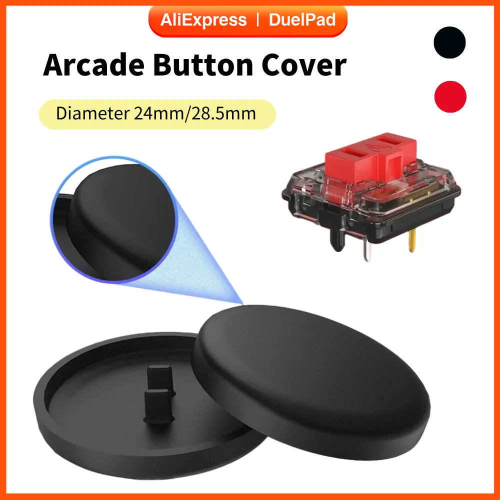 Duelpad Non-Slip Mini HitBox Arcade Fighting Grip Switch Epig Button Cover Hitbox with Kailh Choc Low-profile Switch V1