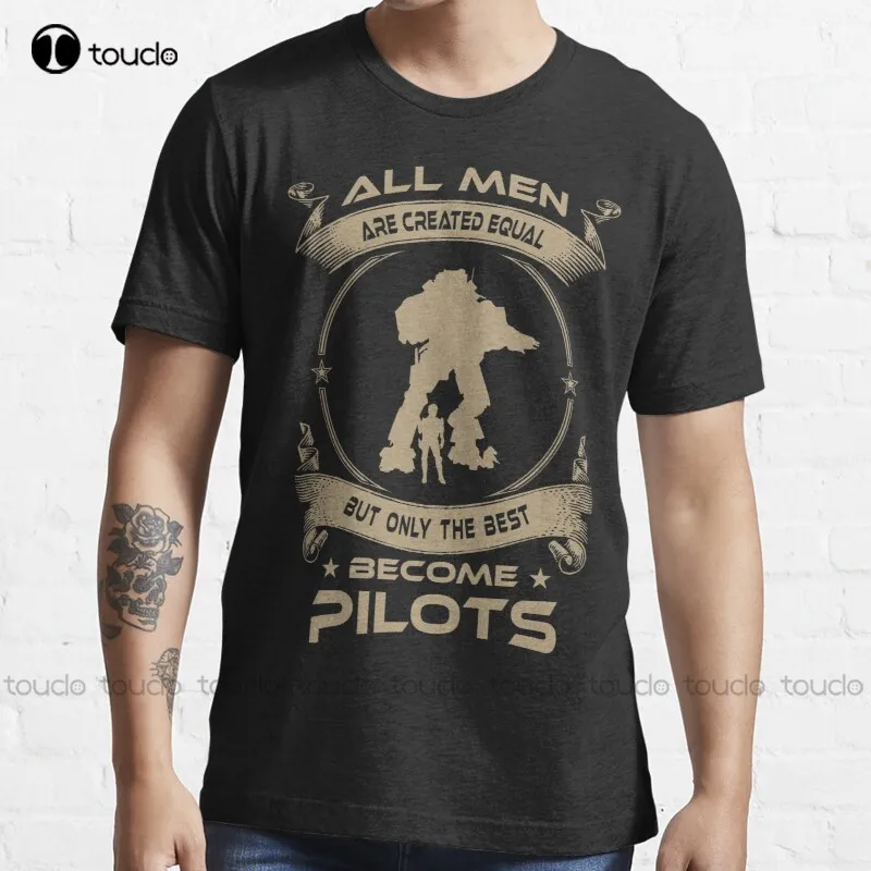 

New Only The Best Become Pilots T-Shirt Cotton Tee Shirt Shirt Custom Aldult Teen Unisex Digital Printing Tee Shirt Custom Gift