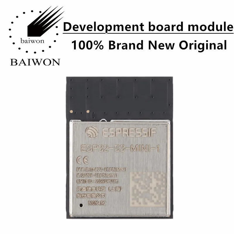 

Оригинальный модуль ESP32-S3-MINI-1-N4R2 Wi-Fi+Bluetooth 5.0 4 МБ 32-битный двухъядерный MCU-модуль