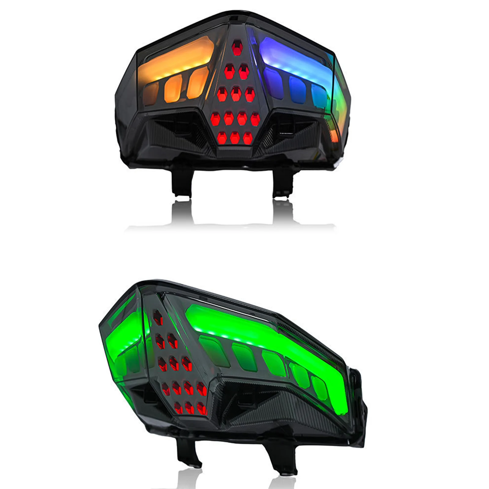 مصباح ضوء فرامل الدراجة النارية مع استبدال إشارات الانعطاف LED لياماها انقر 150 #6