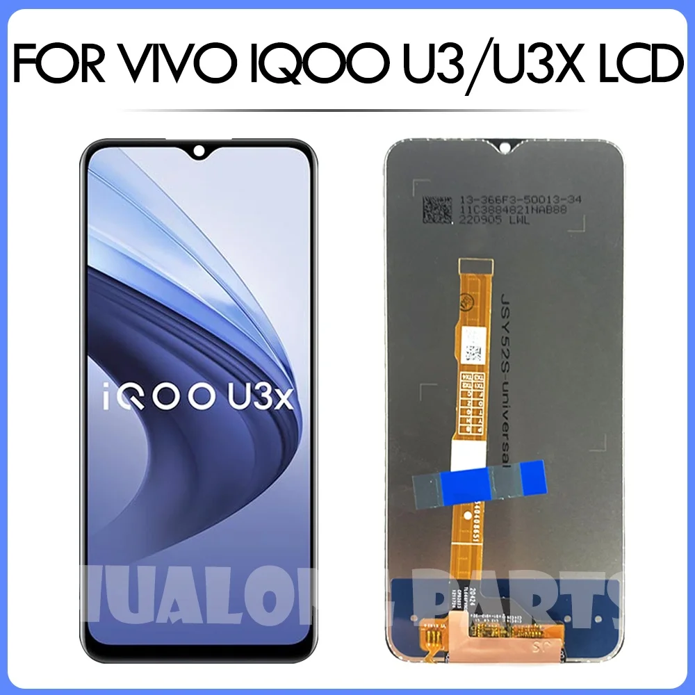 6.58“ IPS LCD For Vivo IQOO U3X V2106A LCD Display Screen Touch