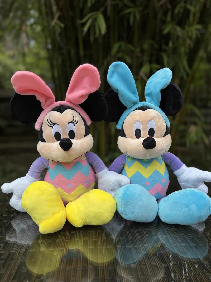 Animation Series 2024 Easter Egg Mickey and Minnie Plush Toys/Dolls for Birthday Gifts