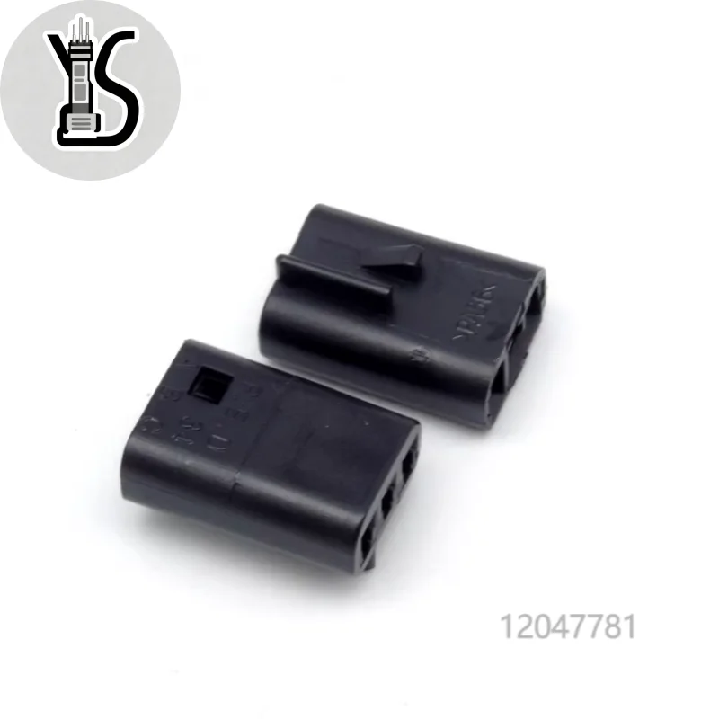 

30 шт. оригинальный автомобильный разъем 12047781 черный Metri-Pack 150 незапечатанный гнездовой разъем максимальный ток 14 А 3 направления