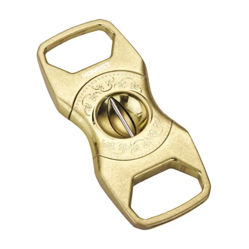 Retro Cigar Cutter Creative Design V-Shaped Cigar Knife Sharp Cigarette Accessories Gifts image 5