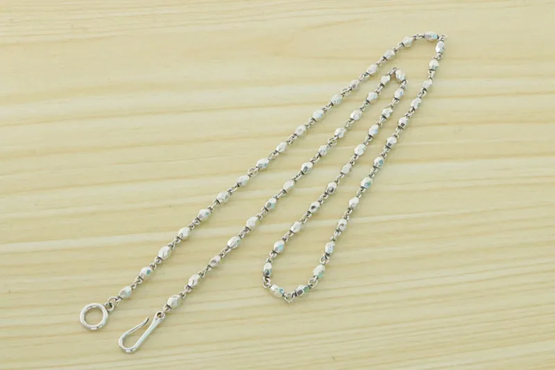 Personality cool sterling silver small stone chain necklace 2022 new niche high design collar chain accessories