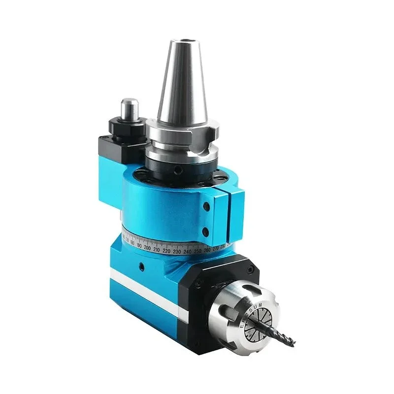 cnc angle head for BT40 ER20/25/32/40 for CNC drilling tapping milling machine horizontal milling head