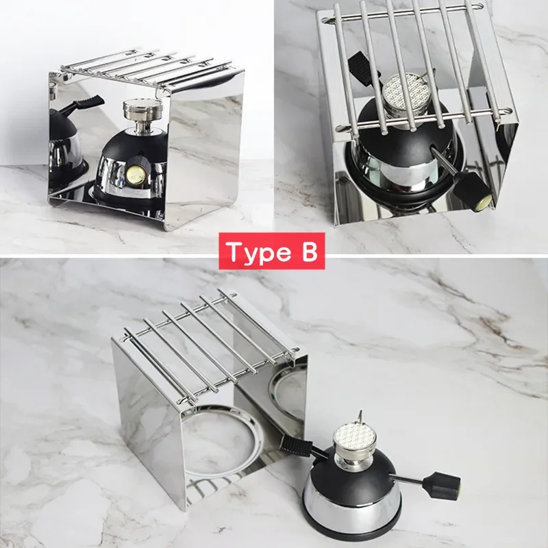 Moka Pot Stove Rack, Gas Cooker, Range Holder, Heating Support Frame, Camping, Alcohol Lamp, Teapot Coffee, Mocha Pot Stand Rack