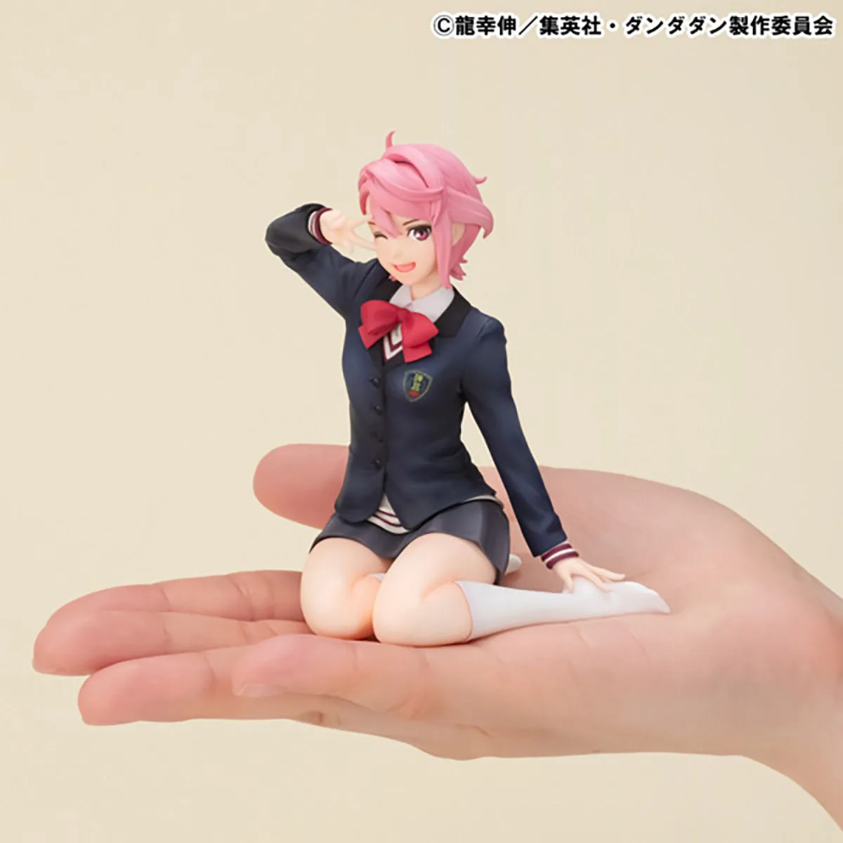 Original Megahouse G.E.M. Series Dandadan Tenohira Aira Shiratori 8.5cm Anime Figure Kawaii Doll Collectible Model Toy