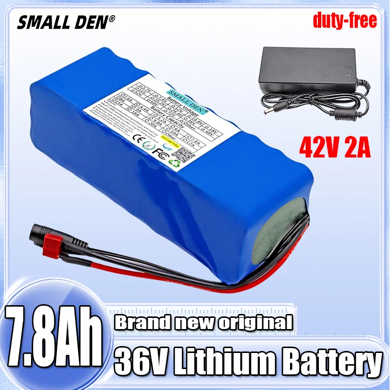 

2024 36V 7.8Ah new E-fahrrad Batterie lithium-batterie pack 10S3P 500W High Power Elektrische fahrrad roller Motorrad BMS 42V+2A