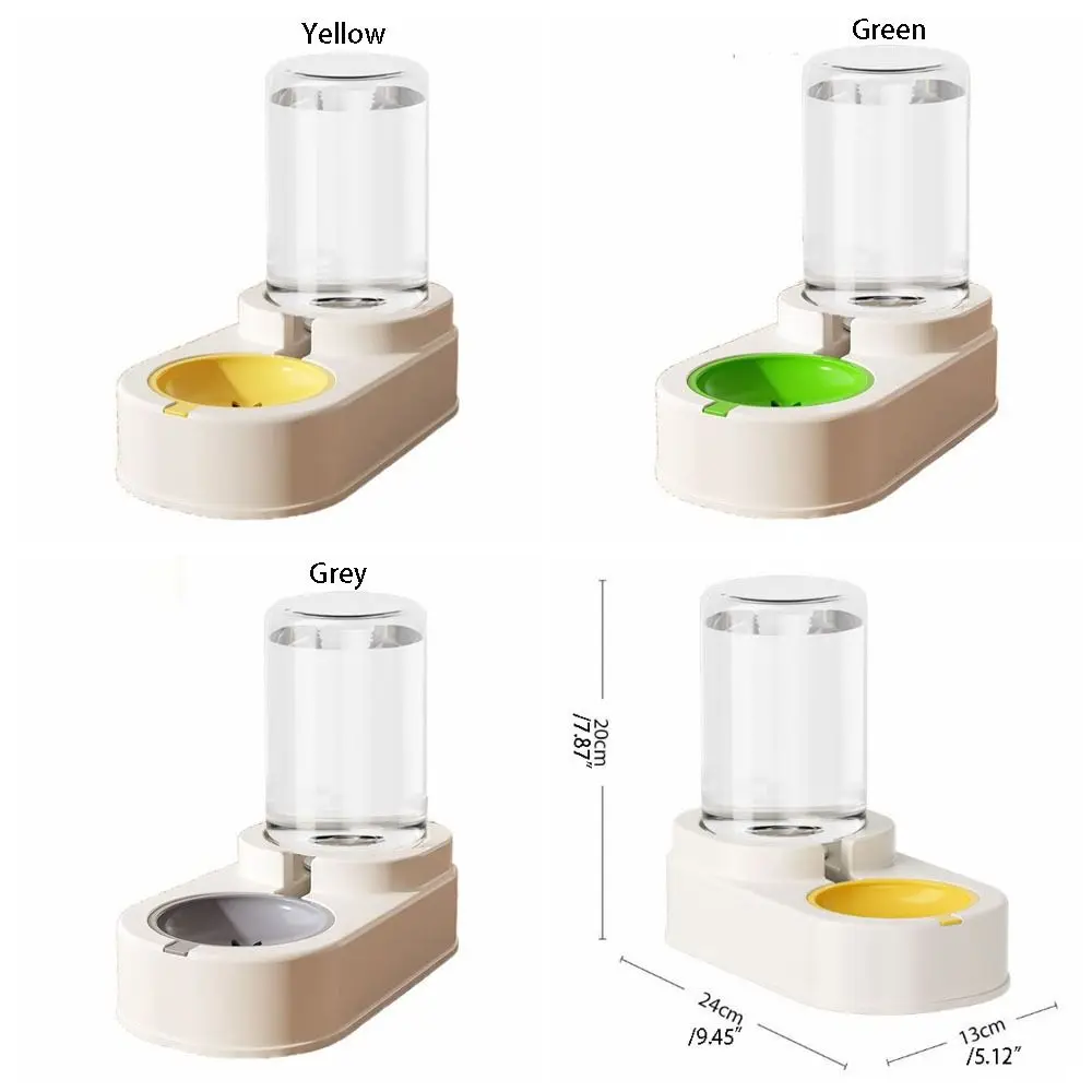 Distributore automatico d'acqua Ciotola per cibo per cani di piccola taglia per animali domestici di grande capacità Ciotola per bere gatti Ciotola per acqua per abbeveratoio per animali domestici