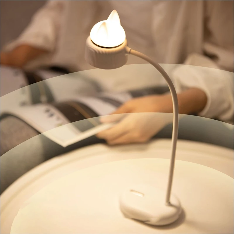 Rechargeable Desk Lamp ,Cordless Desk Lamp , Convenient LED Reading Wireless Lamp , With 3 Light Brightness Levels