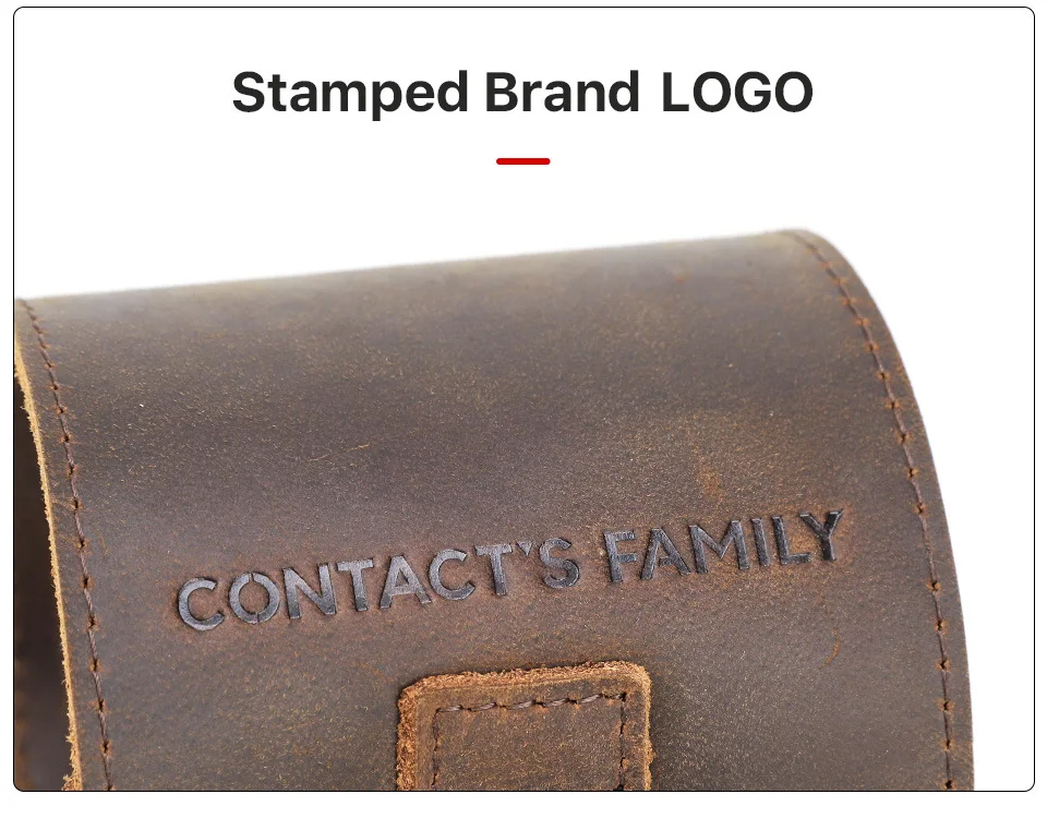 Cowhide Travel Portable Watch Box Single Pack Handmade Genuine Leather Watch Storage Box Design Sense