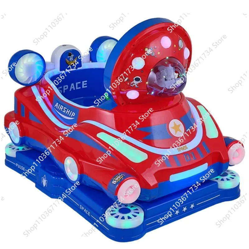 

Children's Rocking Car New Coin-operated Electric Supermarket Commercial Bubble Blowing Baby Rocking Machine
