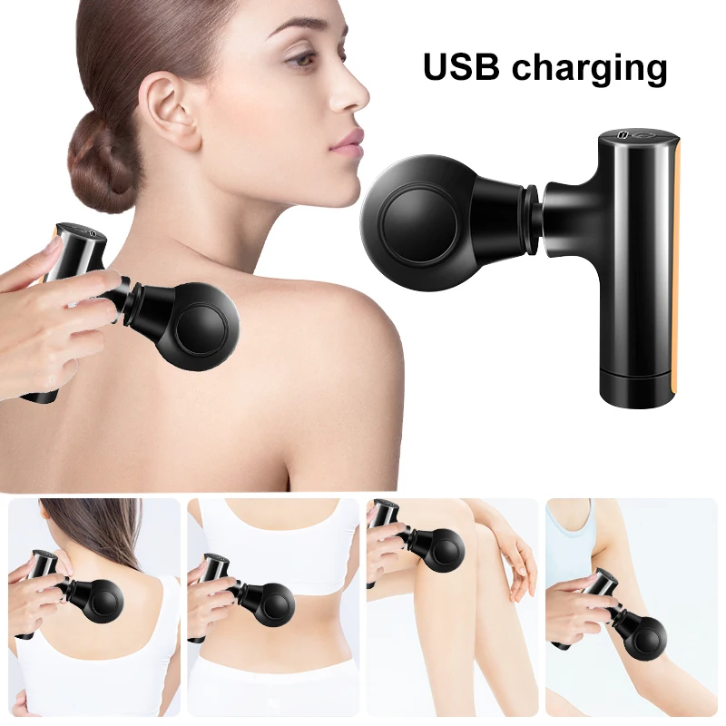 

Muscle Relaxation Massager Smart Mini Vibrating Percussion Gun, Portable Pocket-Sized Electric Massage Gun
