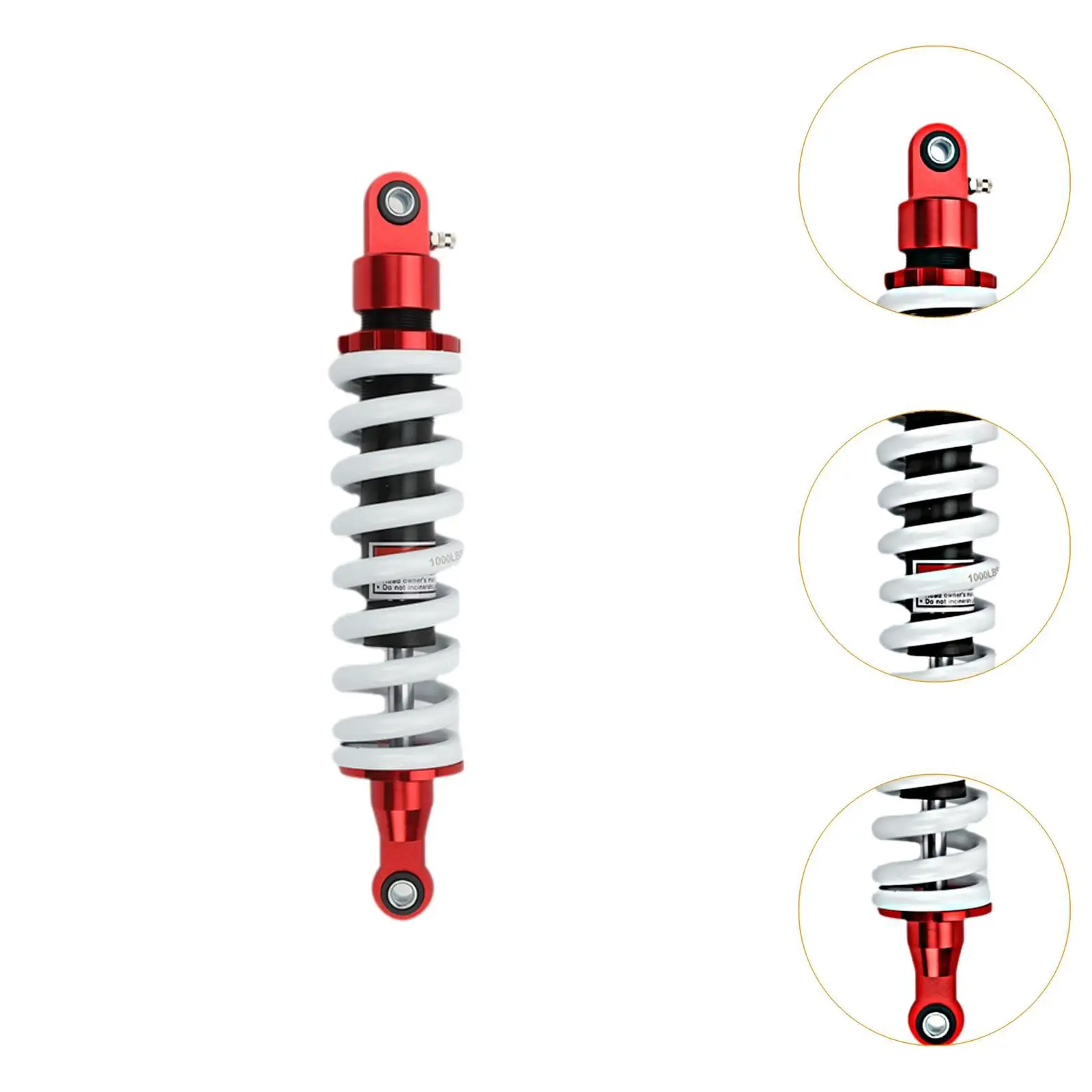 Amortiguador trasero de 12,8 pulgadas y 325mm, aleación de aluminio para motocicleta Quads