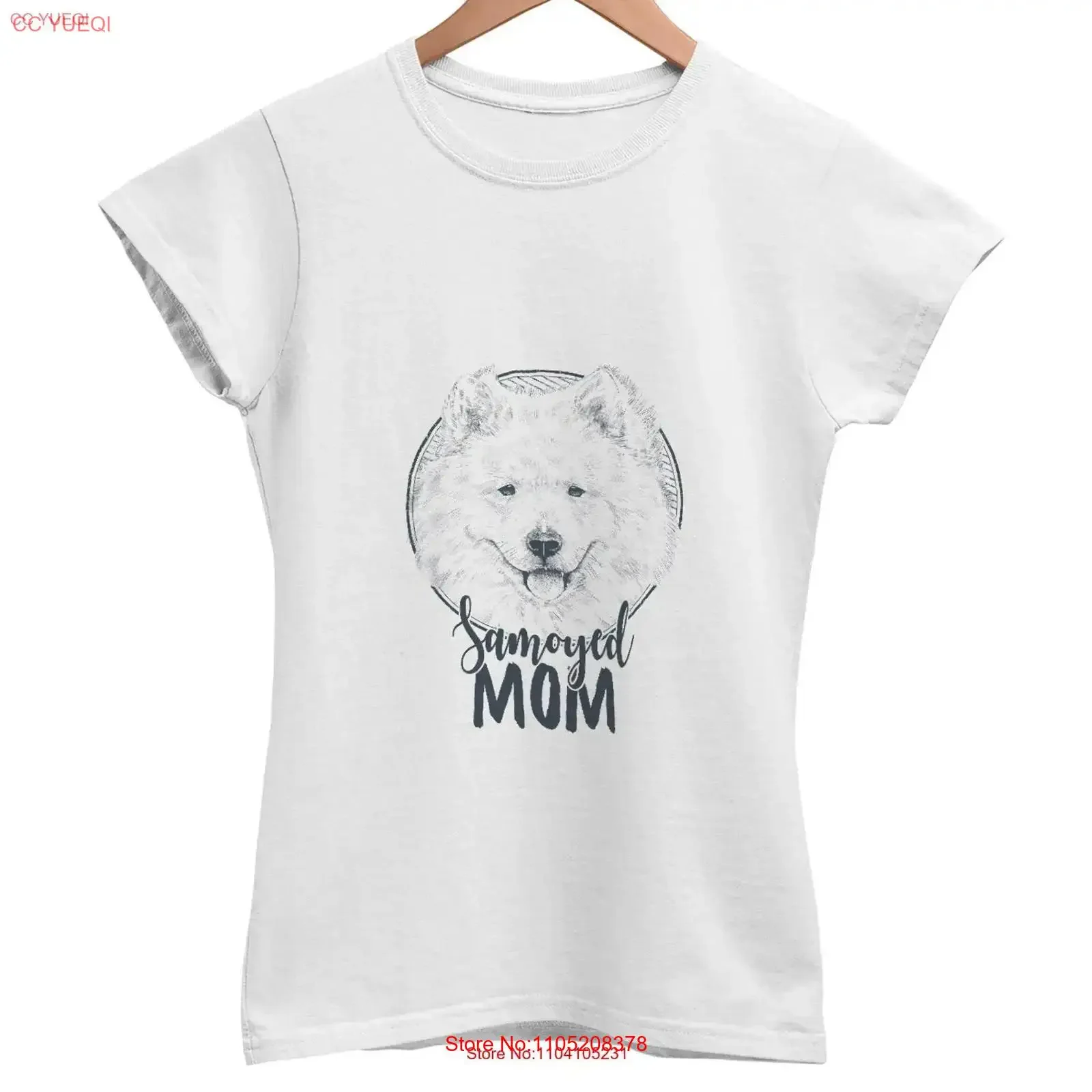 

Samoyed Dog Mom T Shirt s Owner Mother's Day Mama vintage Washed Comfortable designer clothes fashion Unisex Stretched Soft