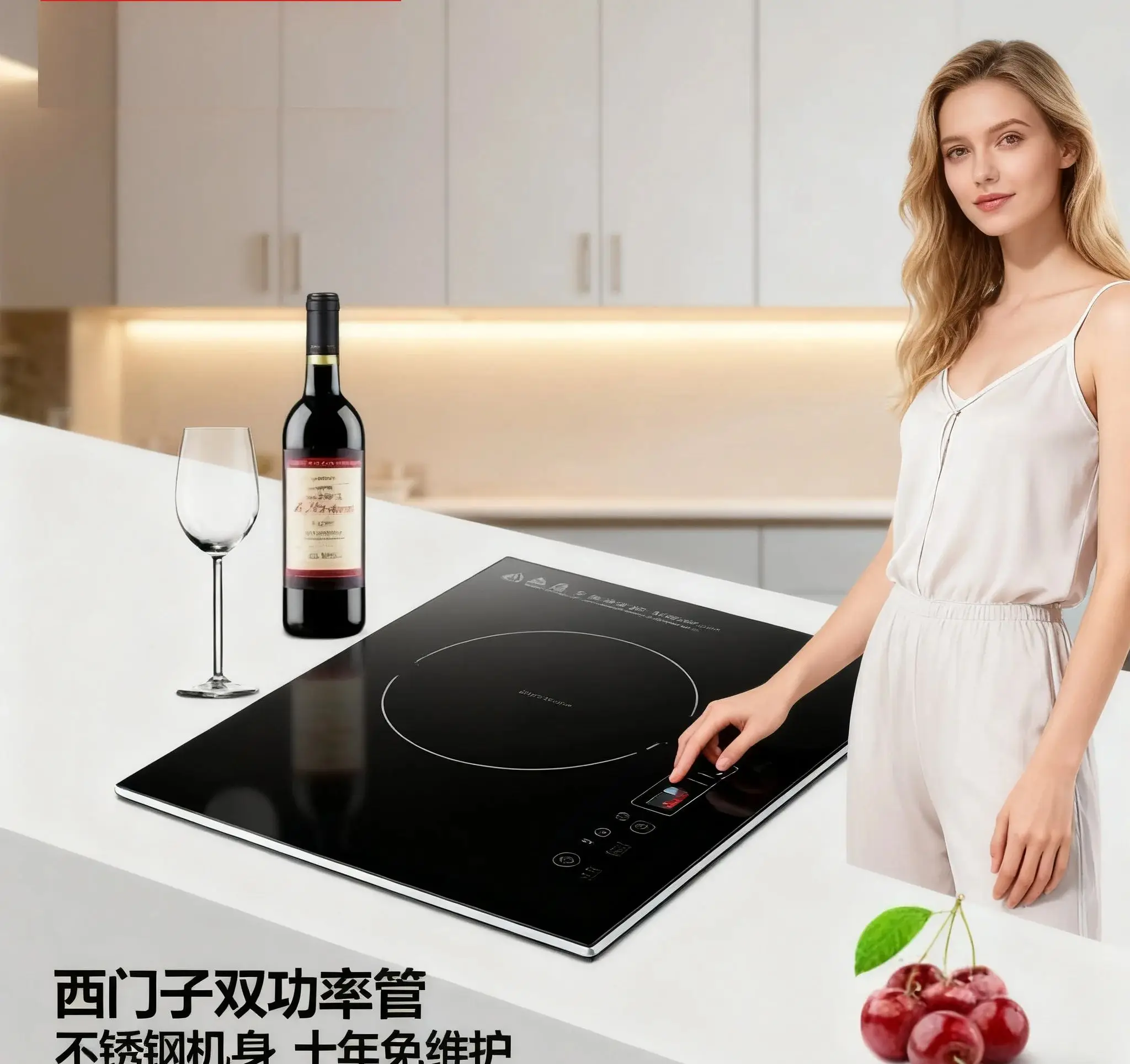 New embedded induction cooker electric ceramic cooker household single stove high power intelligent