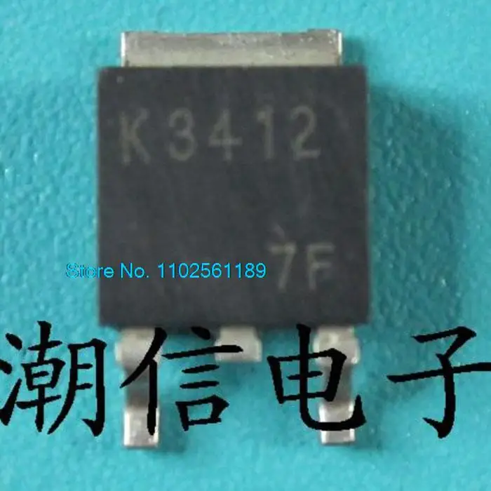 

10PCS/LOT K3412 2SK3412 TO-252